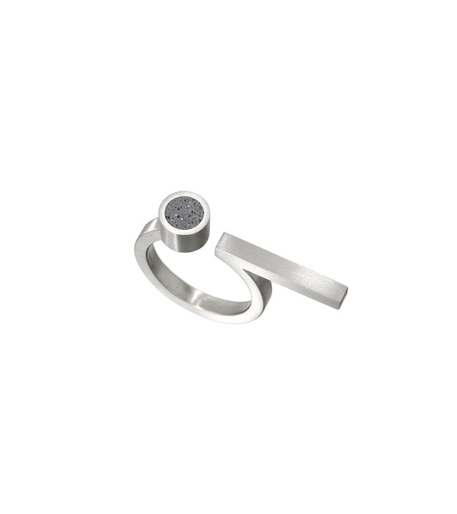 Discover a harmonious fusion of modern aesthetics with KONZUK's minimalist concrete and stainless rings, inspired by the timeless principles of Bauhaus design. The Bau Ring embraces the Bauhaus tradition of form following function and showcase sleek geometric shapes and a minimalist approach, capturing the essence of innovative design.