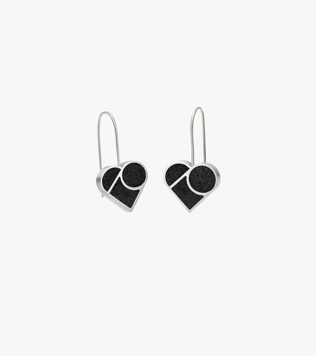 Luv Steel Earring Drops