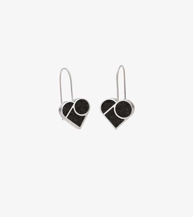 Luv Steel Earring Drops