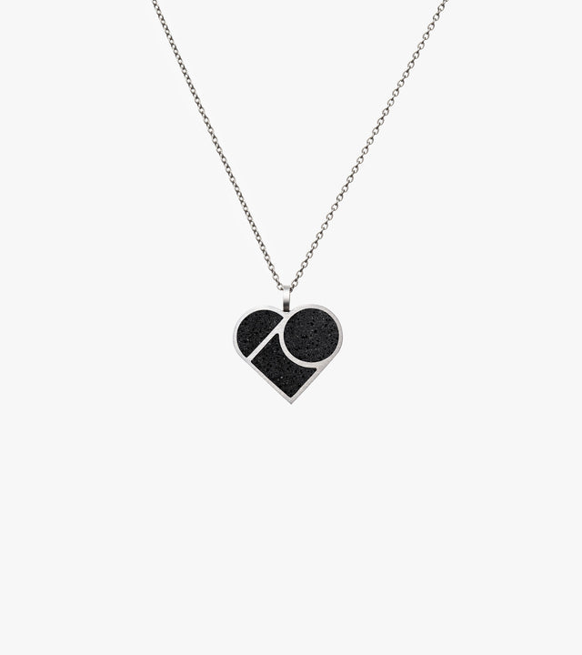 Luv Steel Linear Necklace
