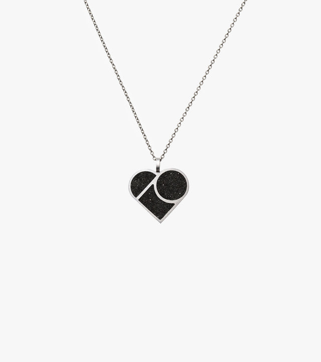 Luv Steel Linear Necklace