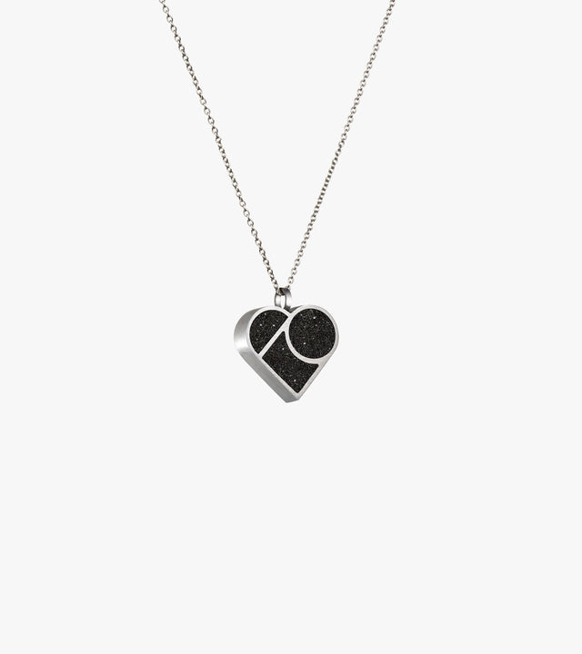 Luv Steel Linear Necklace