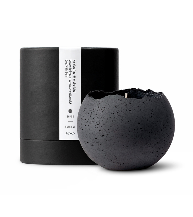 M - Orbis Concrete Candle - Charcoal