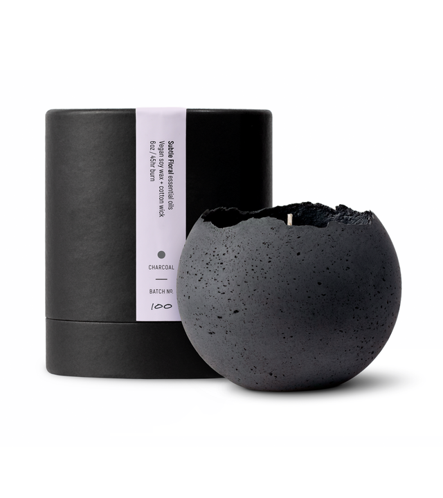 M - Orbis Concrete Candle - Charcoal