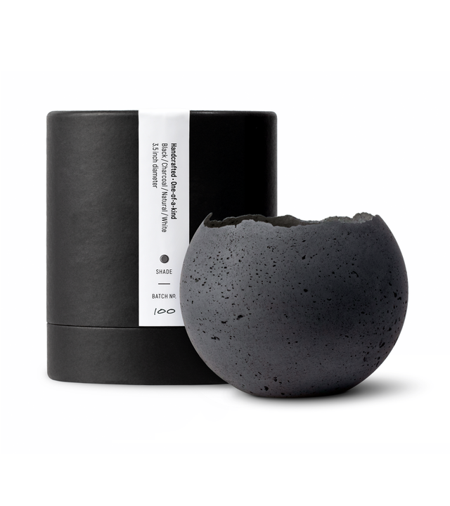 M - Orbis Concrete Vessel - Charcoal
