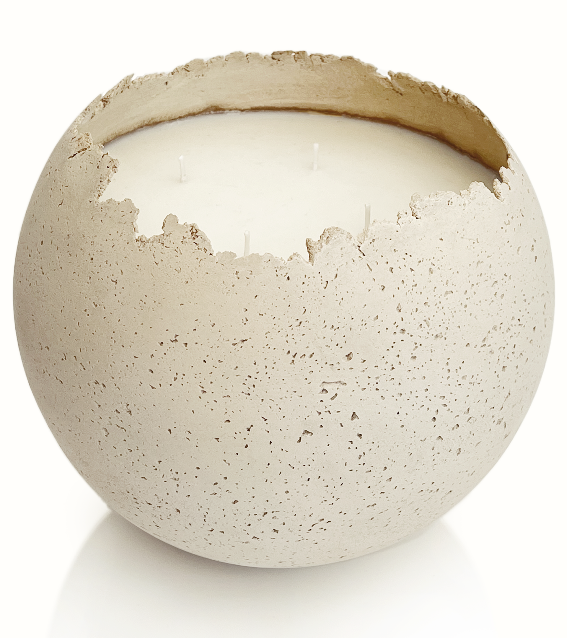 L) Orbis TERRA 3-wick Concrete Candle - Sand – KONZUK