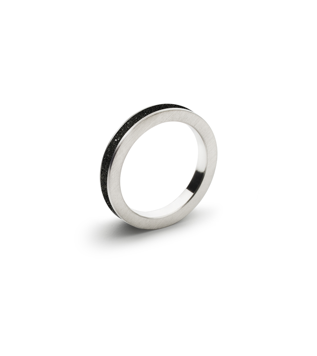 KMr170dd Diamond Dust Concrete Ring