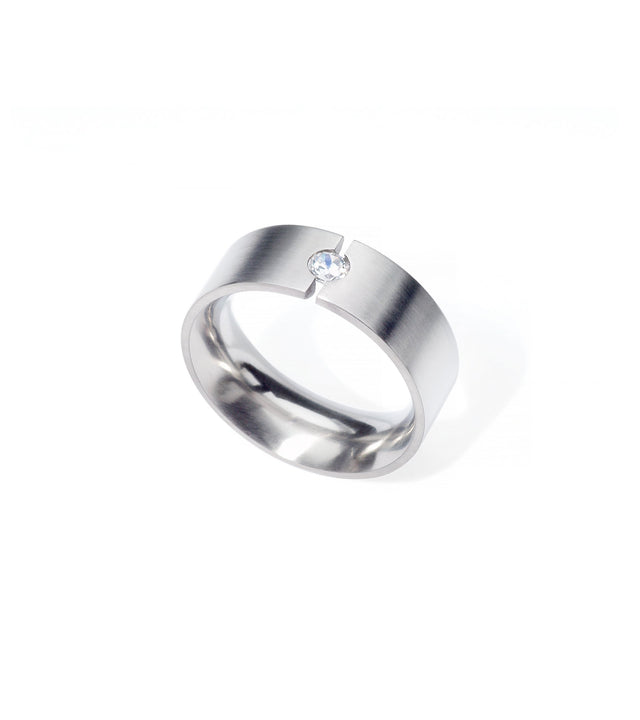 KMr128d Facet Engagement Ring