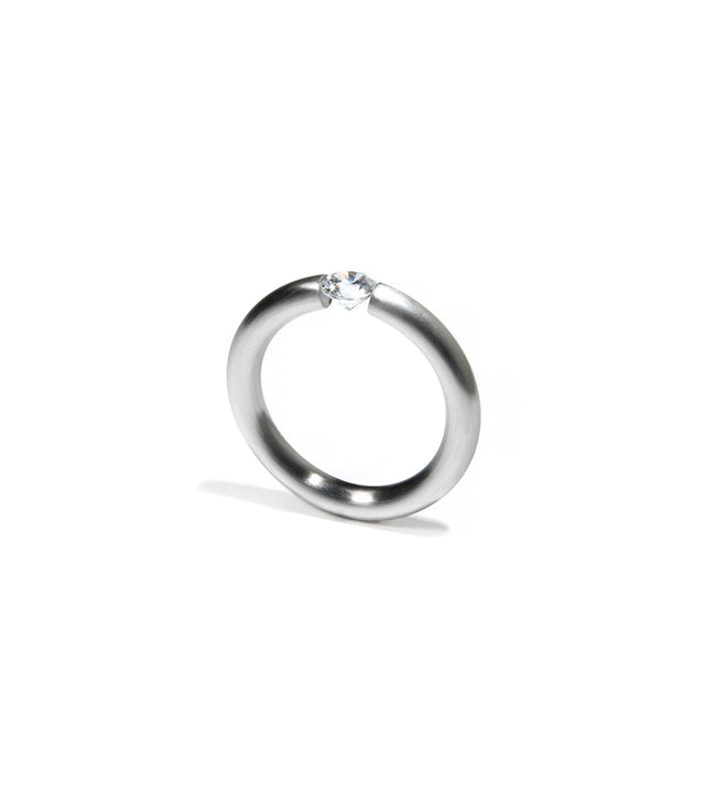 KMr159d Facet Engagement Ring