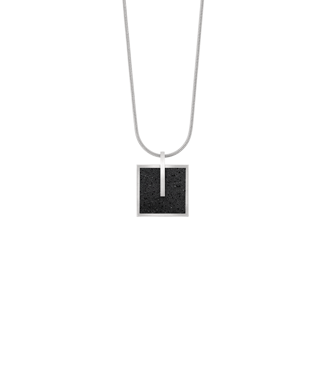 Memento Square Pendant - BLK