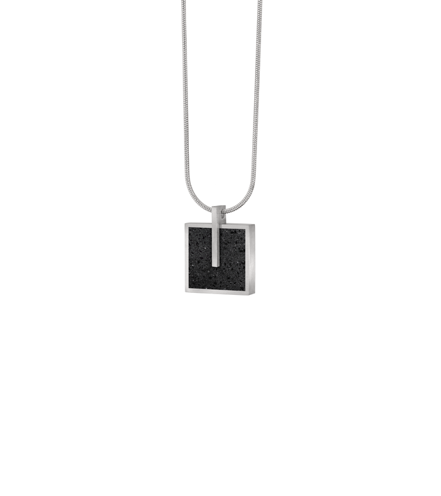 Memento Square Pendant - BLK