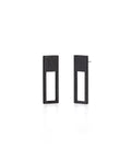 minimalist rectangular earrings from the KONZUK Artus collection