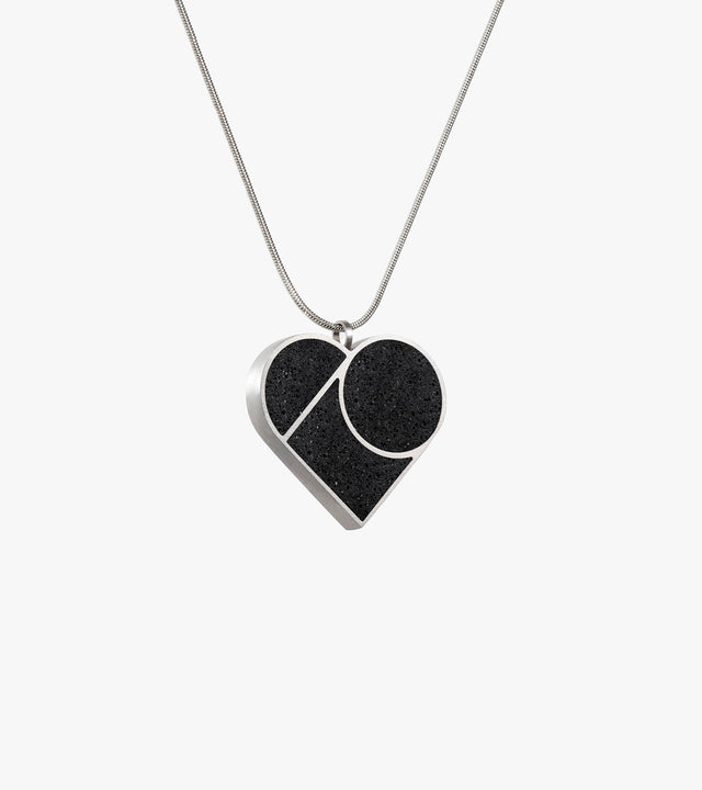 Luv Steel Linear Necklace - L