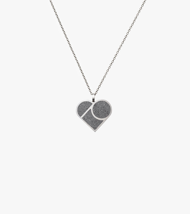 Luv Steel Linear Necklace