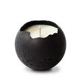 Concrete candle in black