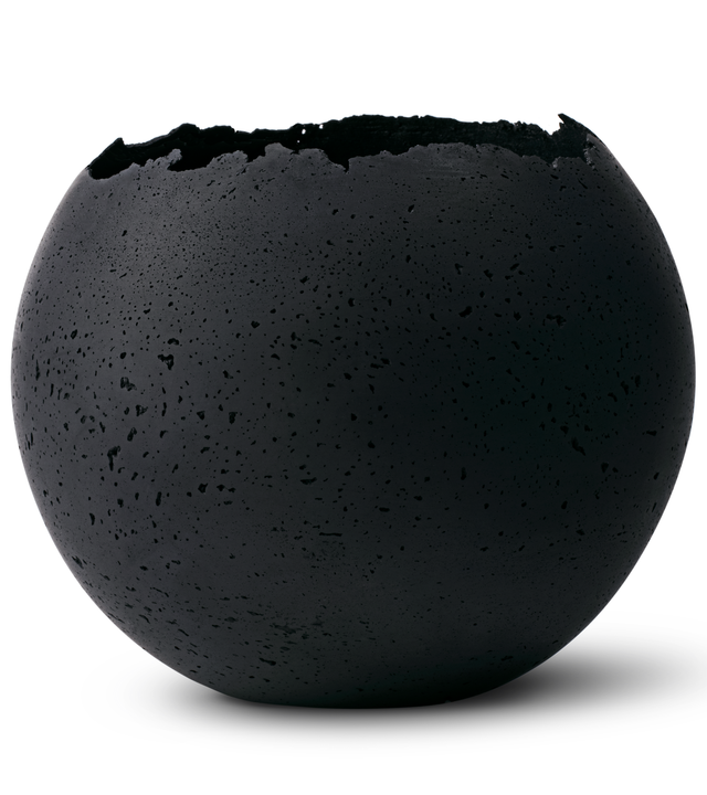 XL Orbis Concrete Vessel - Black