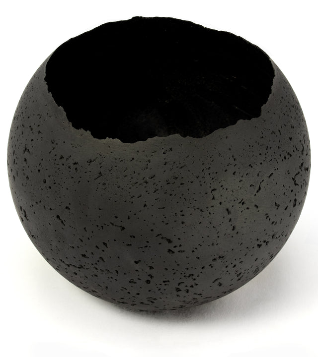 L Orbis Concrete Vessel - Black
