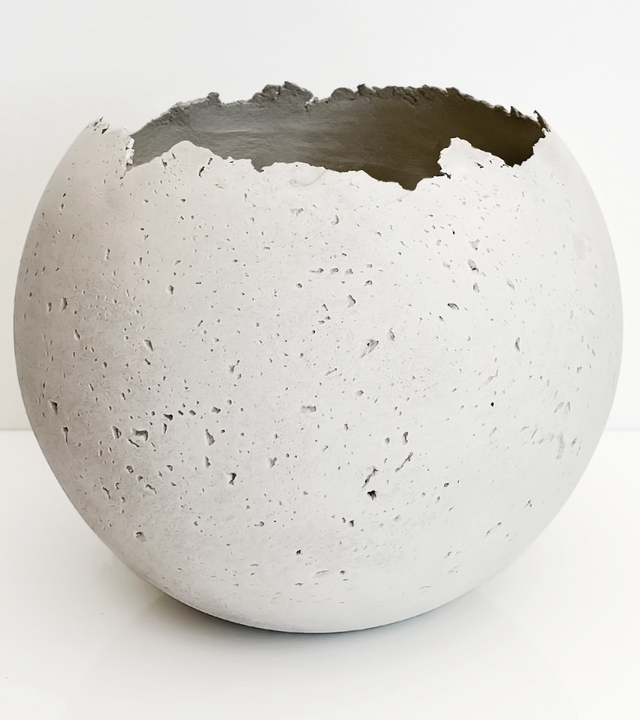 (XL) Orbis Concrete Vessel - Stone