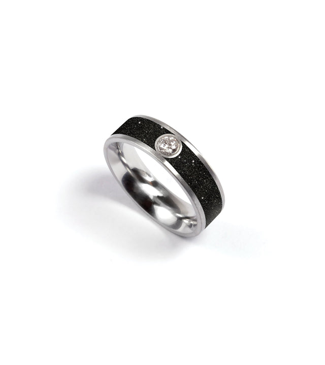 Black diamond dust ring Clearance